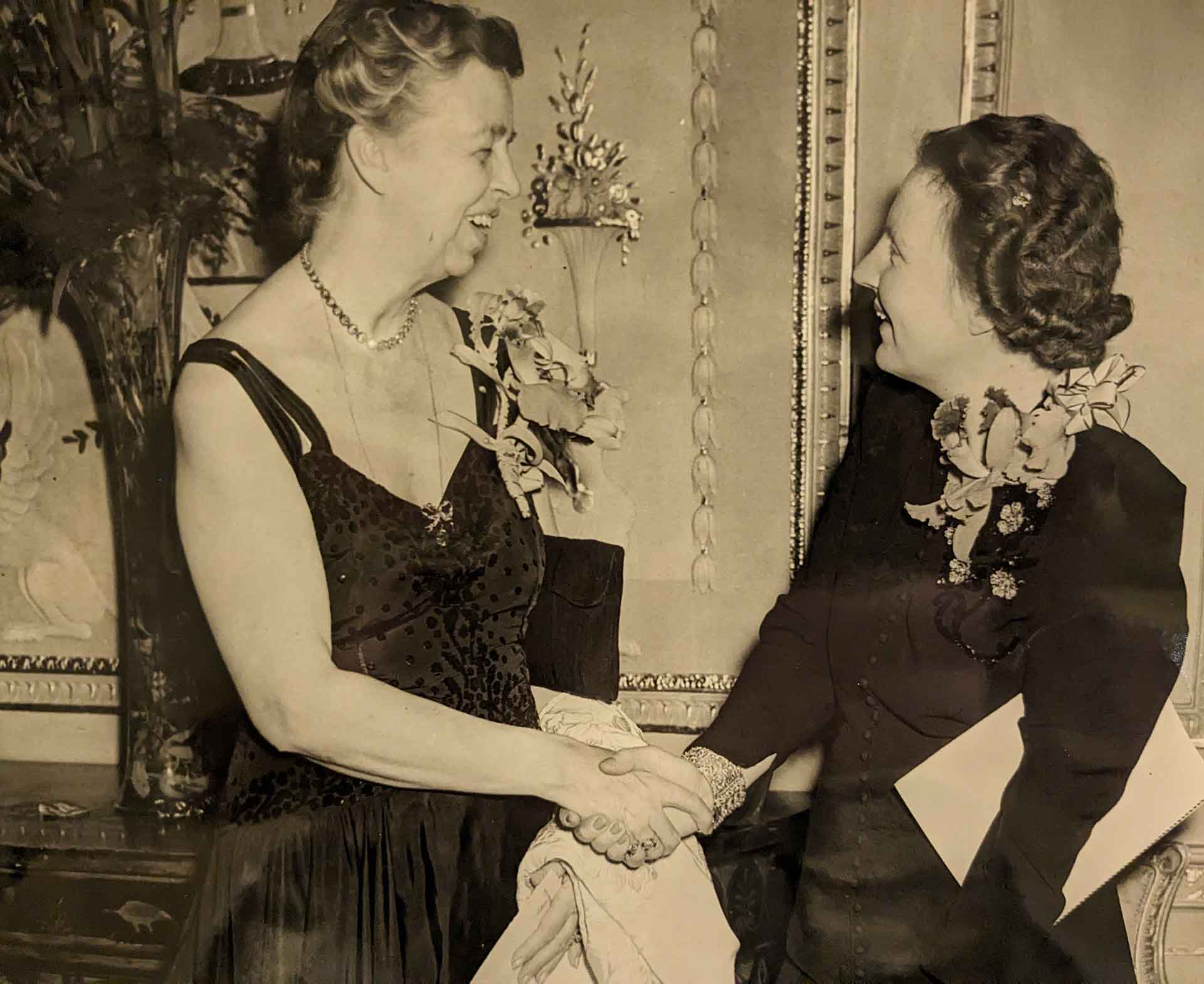 Eleanor Roosevelt at NAF ball